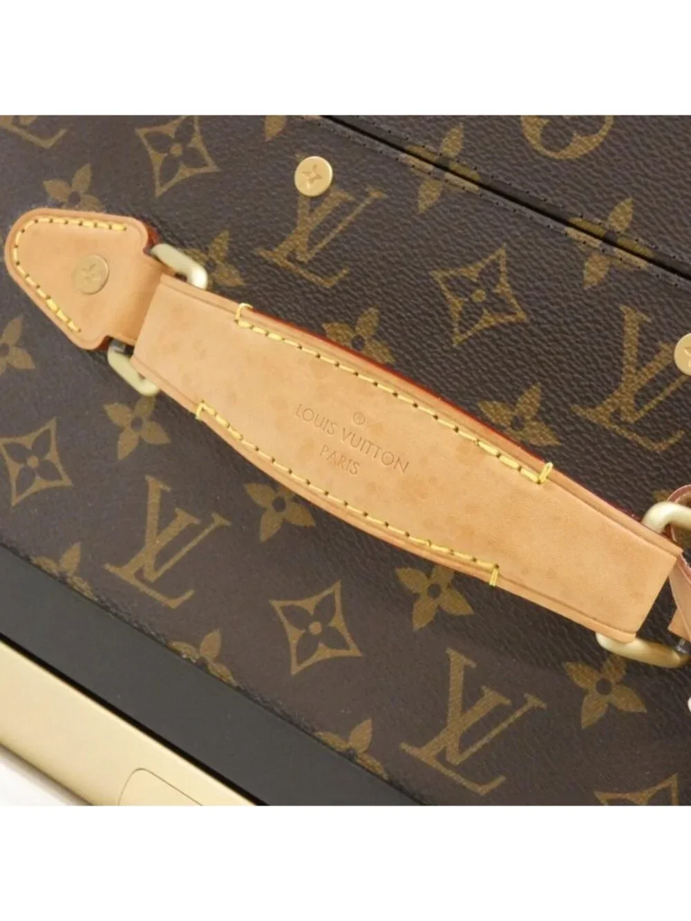 Louis Vuitton Monogram Suitcase Rolling Trunk Travel Bag